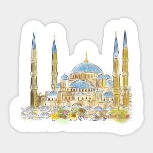 The blue mosque Istanbul Sticker